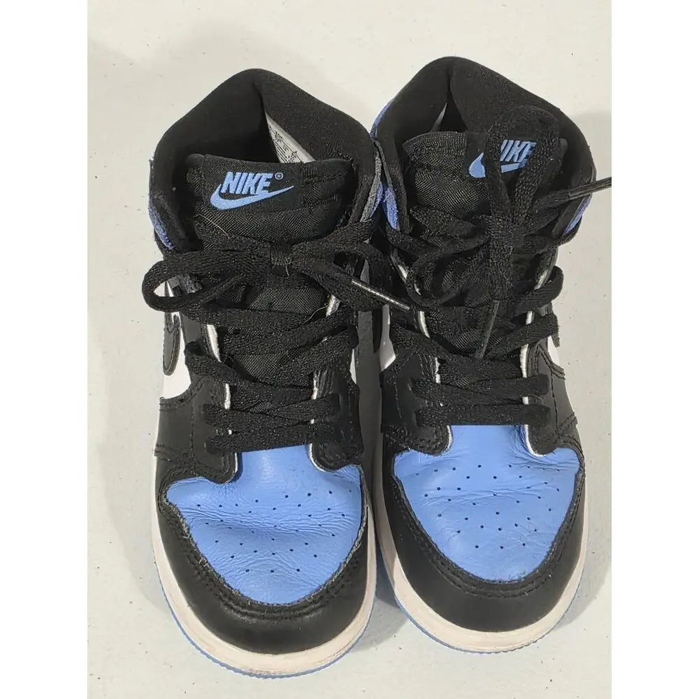 Nike Air Jordan 1 Retro High FD1413 400 OG ‘UNC Toe’ Toddler Size 10C